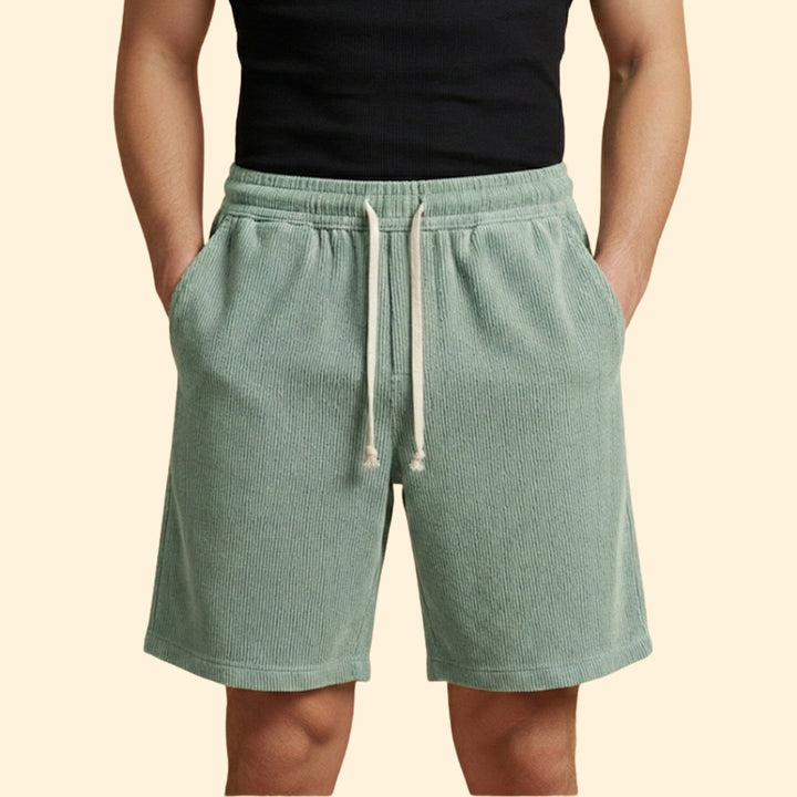 Men's Striped Drawstring Shorts