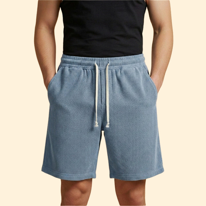 Men's Striped Drawstring Shorts