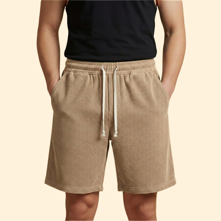 Men's Striped Drawstring Shorts