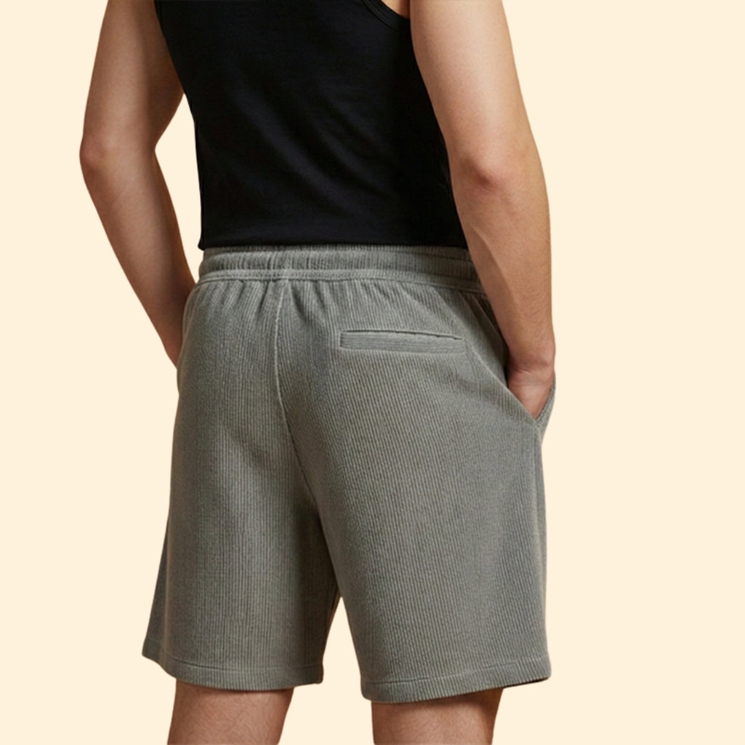 Men's Striped Drawstring Shorts