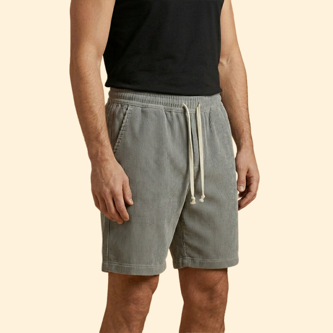 Men's Striped Drawstring Shorts