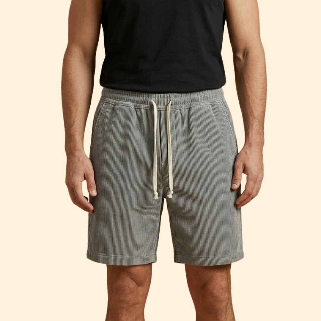 Men's Striped Drawstring Shorts