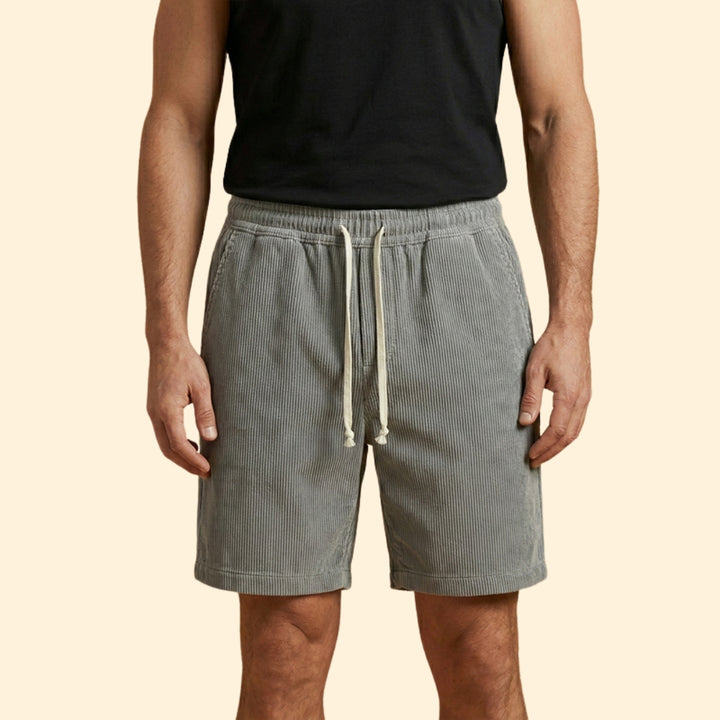 Men's Striped Drawstring Shorts