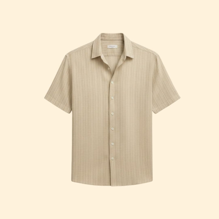 Men's Striped Short Sleeve Shirt