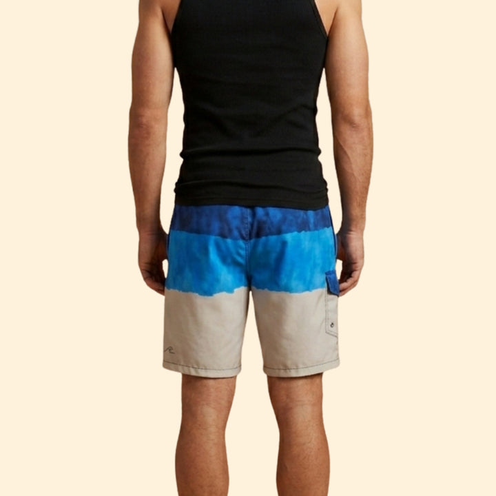 Men's Striped Swim Shorts