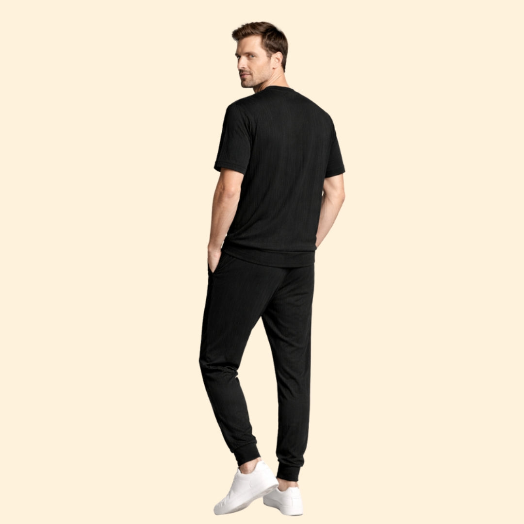 Men's Striped T-Shirt Set