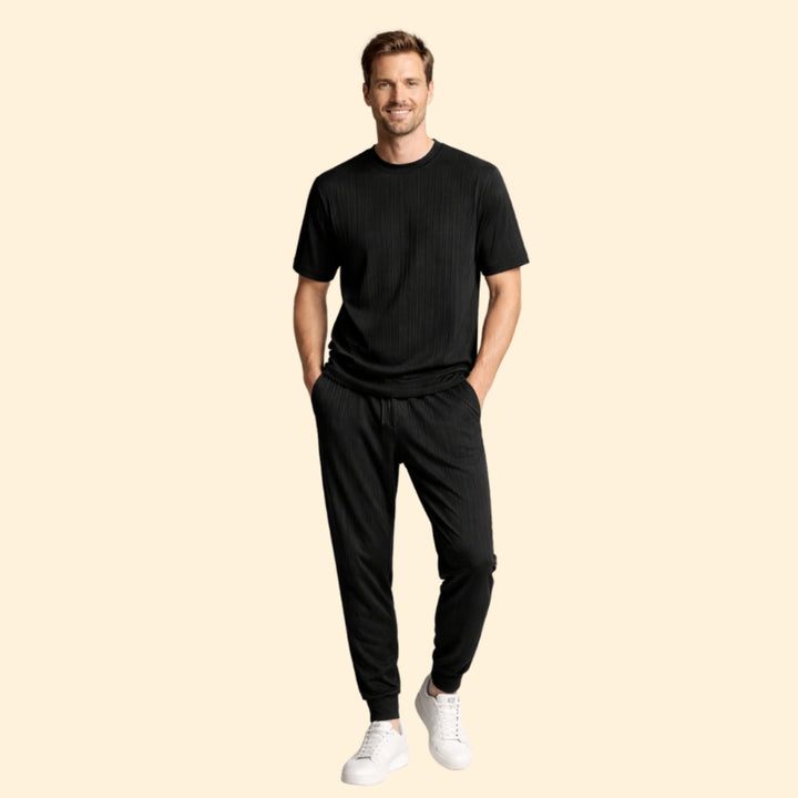 Men's Striped T-Shirt Set