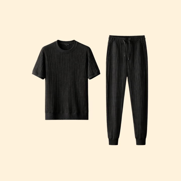 Men's Striped T-Shirt Set