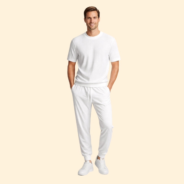 Men's Striped T-Shirt Set