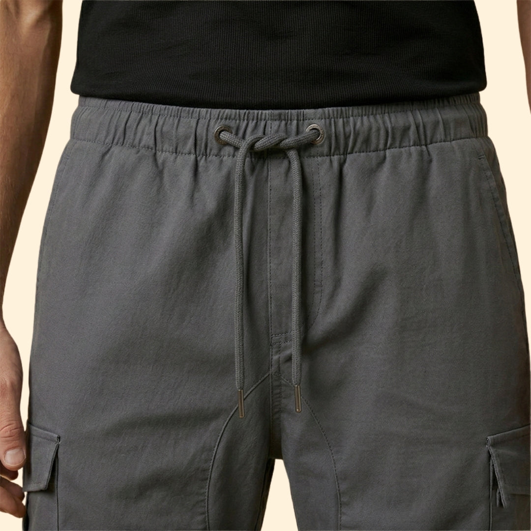 Men's Stylish Drawstring Cargo Shorts