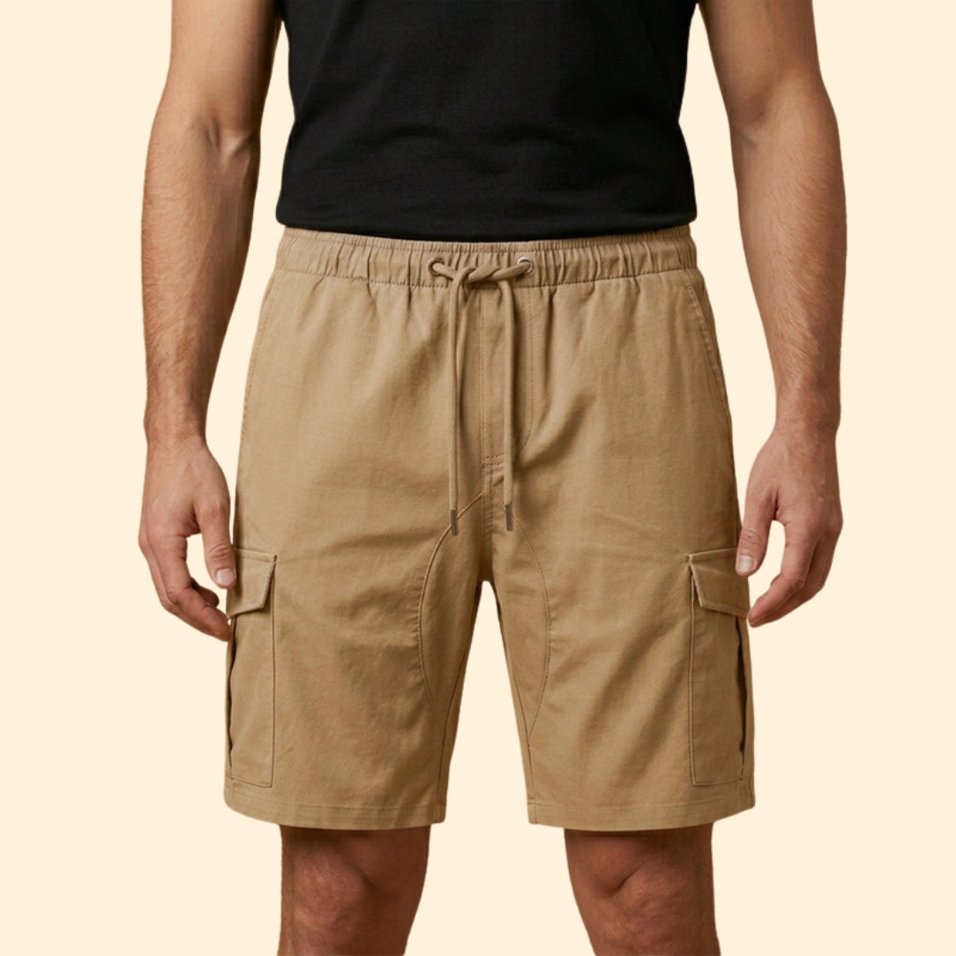 Men's Stylish Drawstring Cargo Shorts