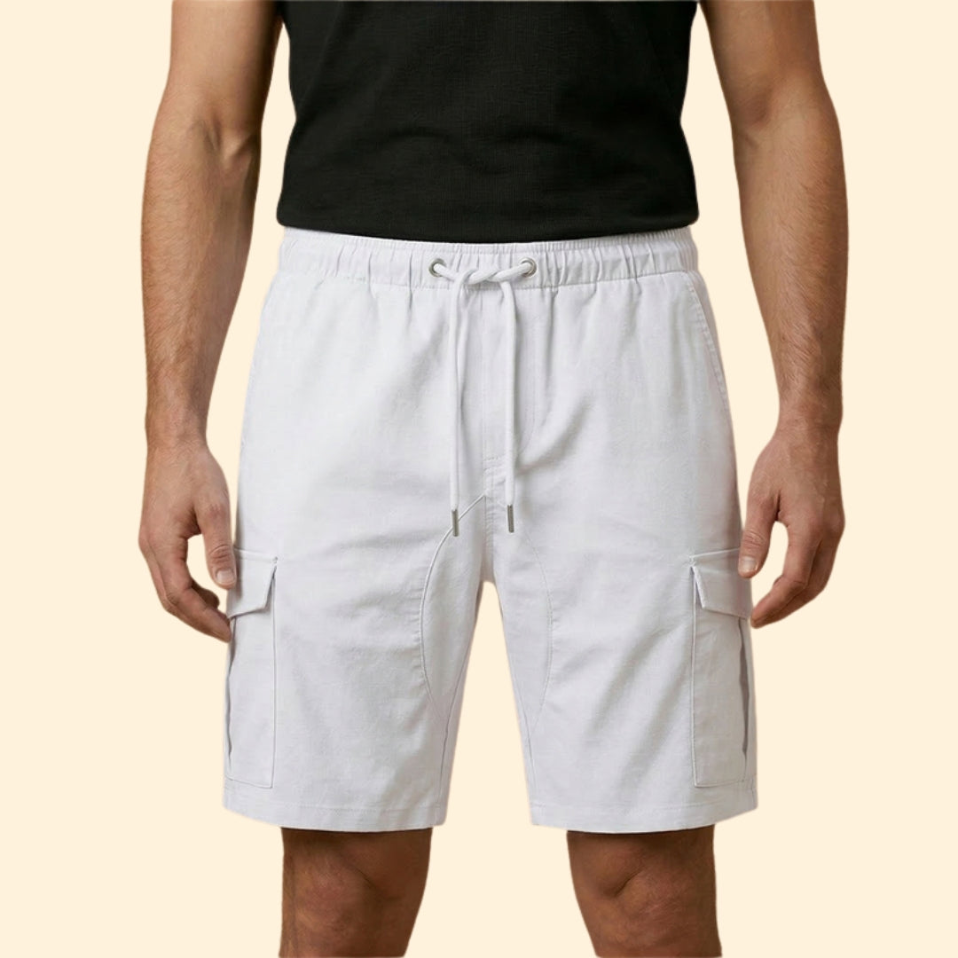 Men's Stylish Drawstring Cargo Shorts