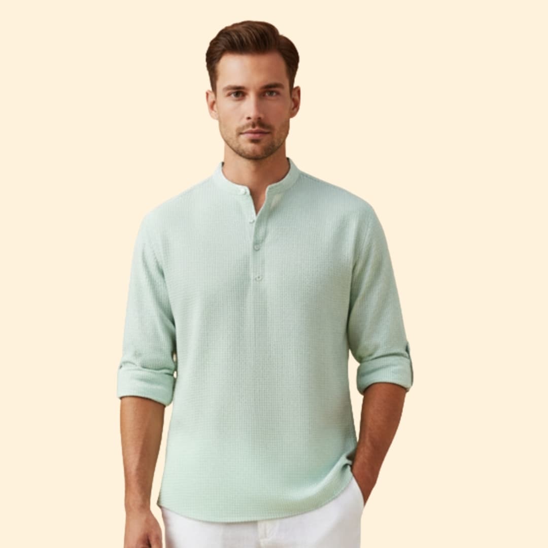 Men's Stylish Henley Shirt