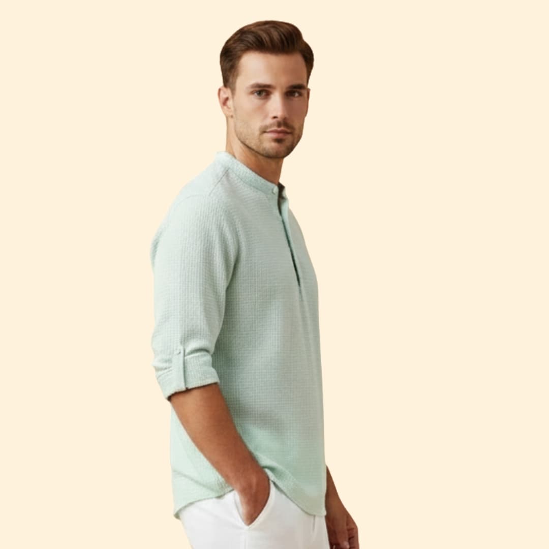 Men's Stylish Henley Shirt