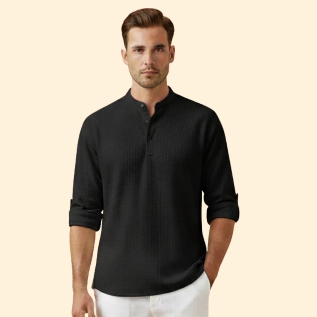 Men's Stylish Henley Shirt