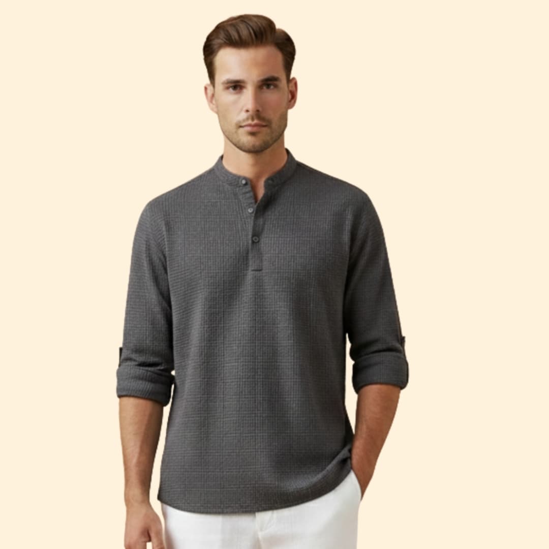 Men's Stylish Henley Shirt