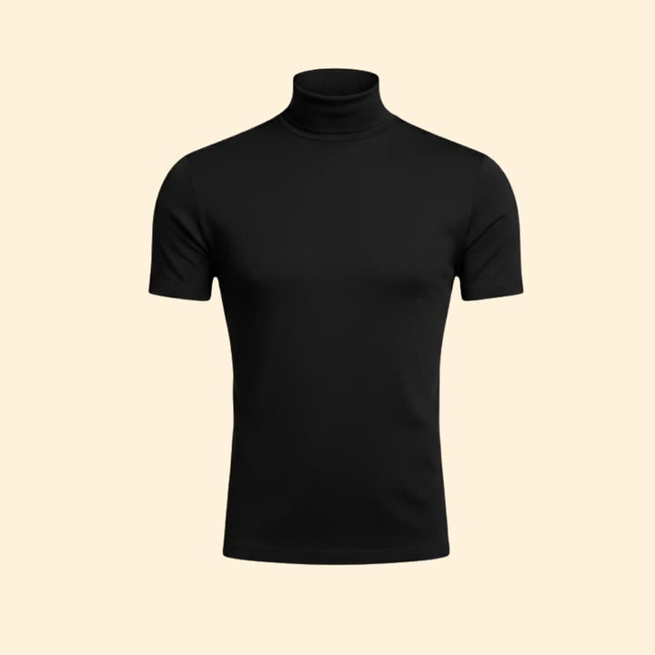 Men's Stylish Mock Neck Tee