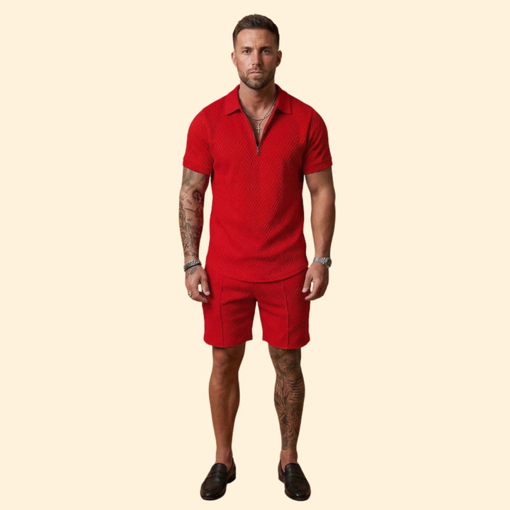 Men’s Stylish Zip-Up Set
