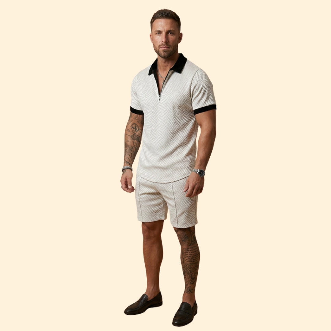 Men’s Stylish Zip-Up Set