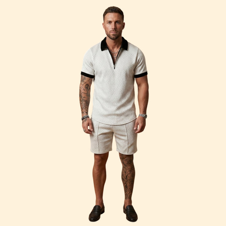 Men’s Stylish Zip-Up Set