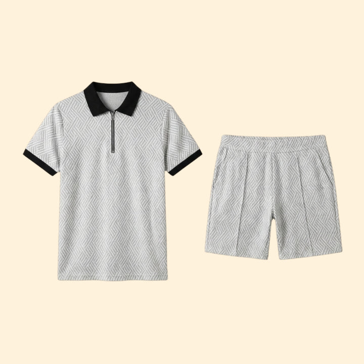 Men’s Stylish Zip-Up Set