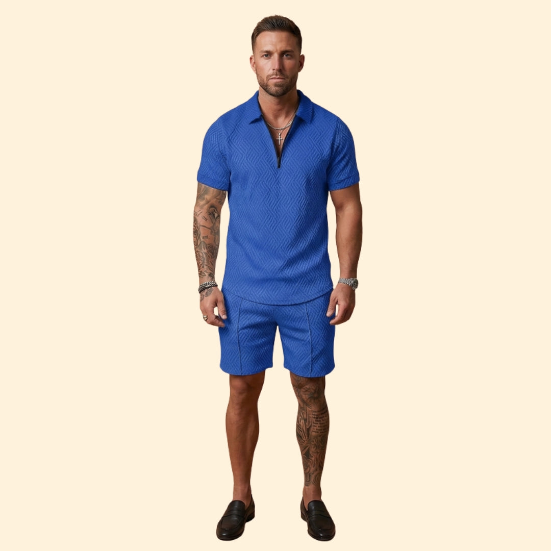 Men’s Stylish Zip-Up Set