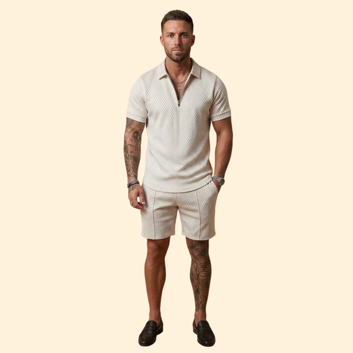 Men’s Stylish Zip-Up Set