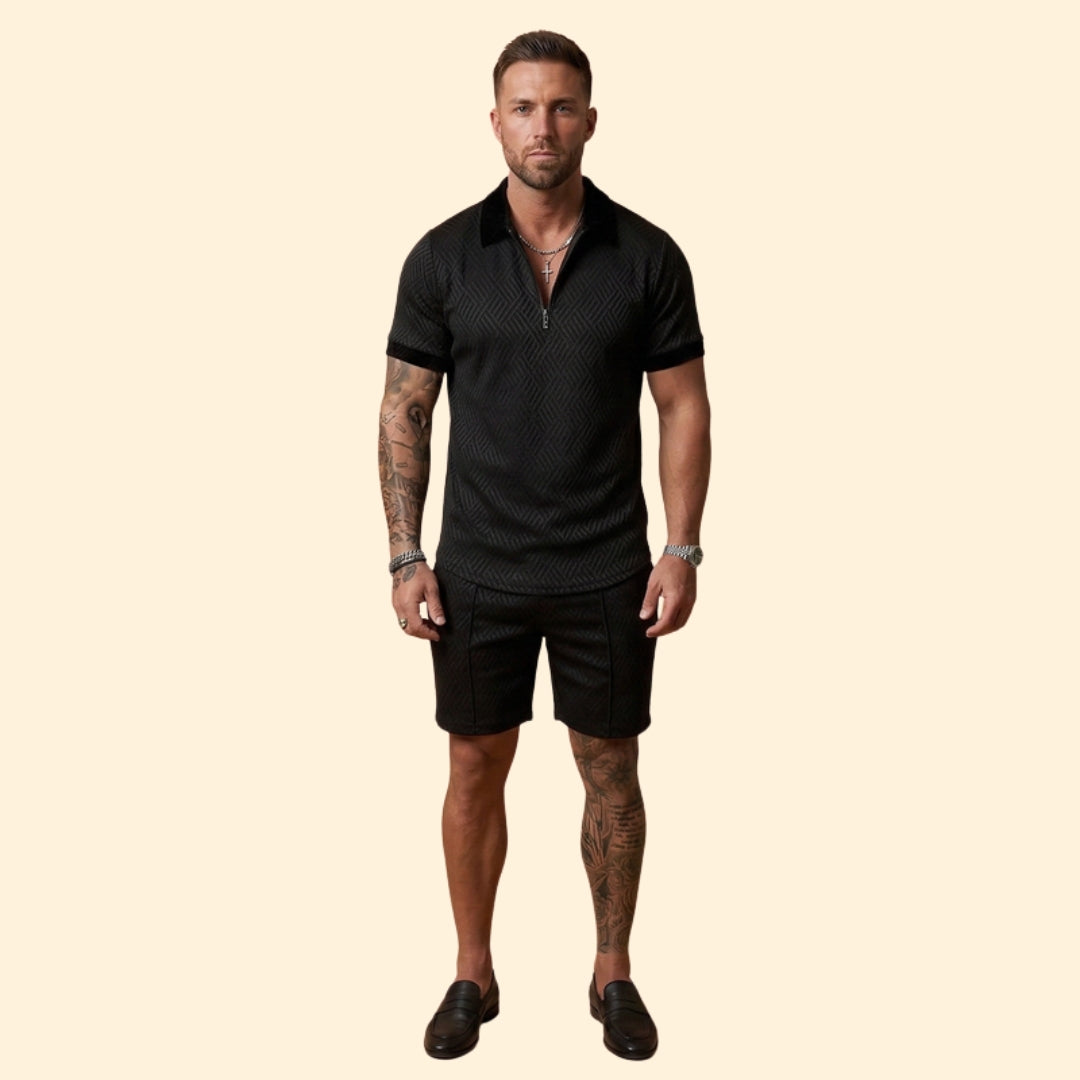 Men’s Stylish Zip-Up Set