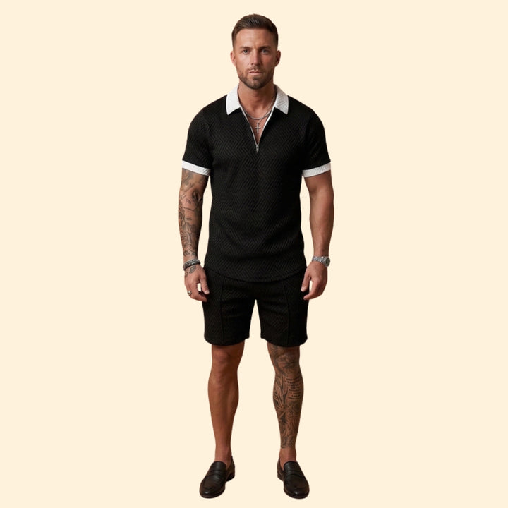 Men’s Stylish Zip-Up Set