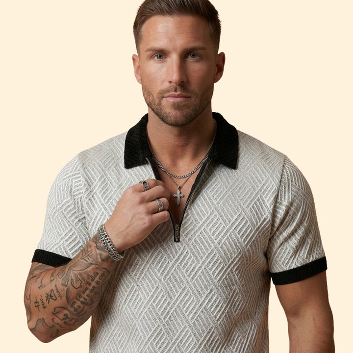 Men’s Stylish Zip-Up Set