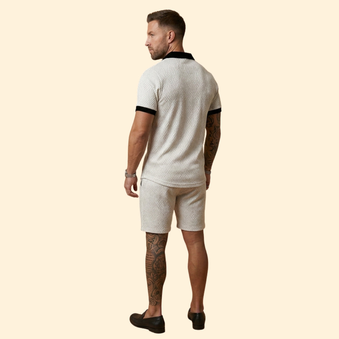 Men’s Stylish Zip-Up Set