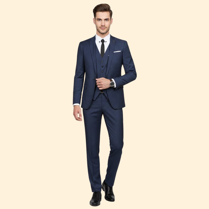 Men’s Suit Three-Piece Style