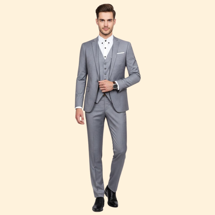 Men’s Suit Three-Piece Style