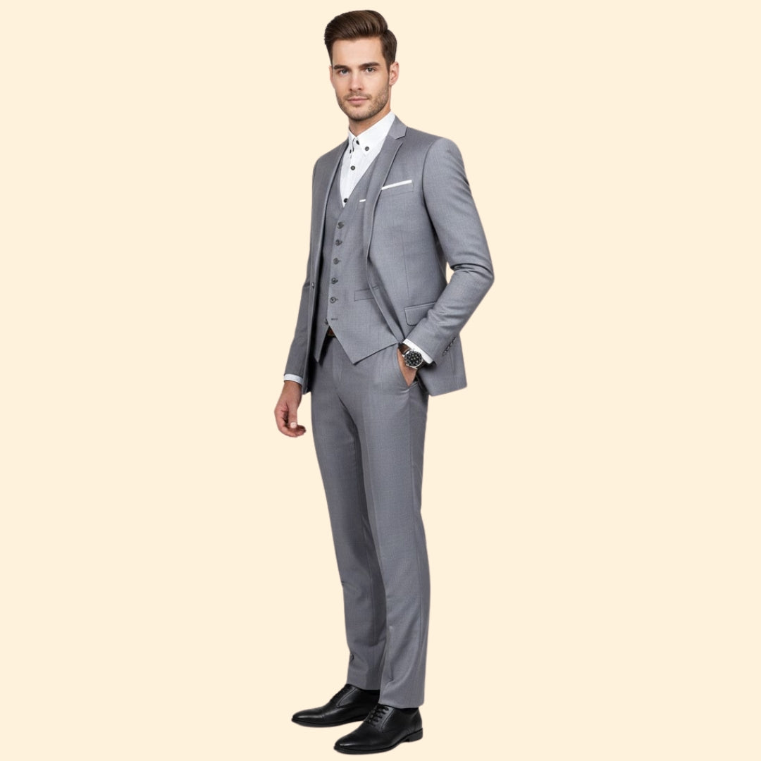 Men’s Suit Three-Piece Style