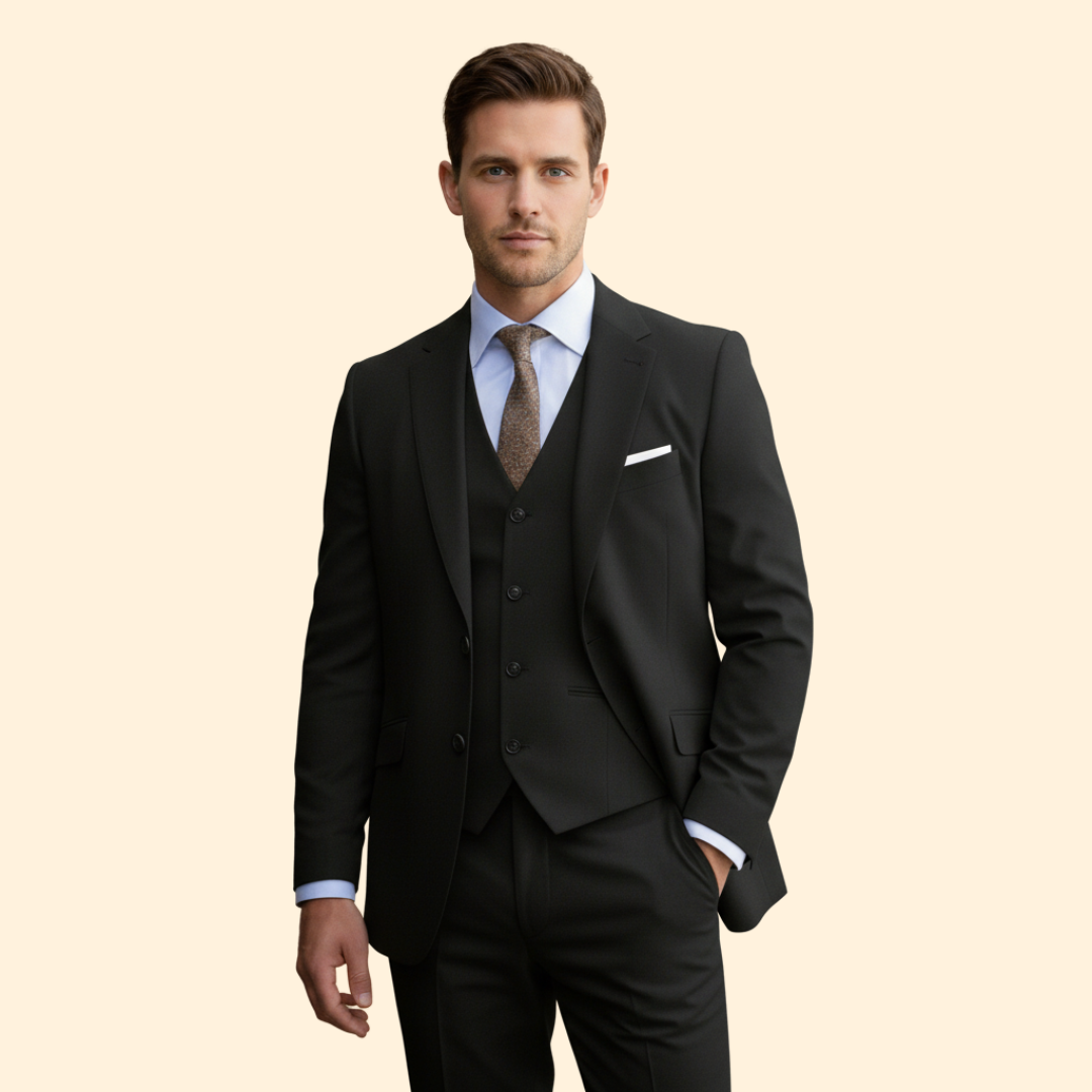 Men’s Suit with Structured Fit