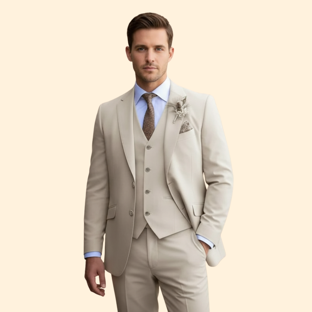 Men’s Suit with Structured Fit