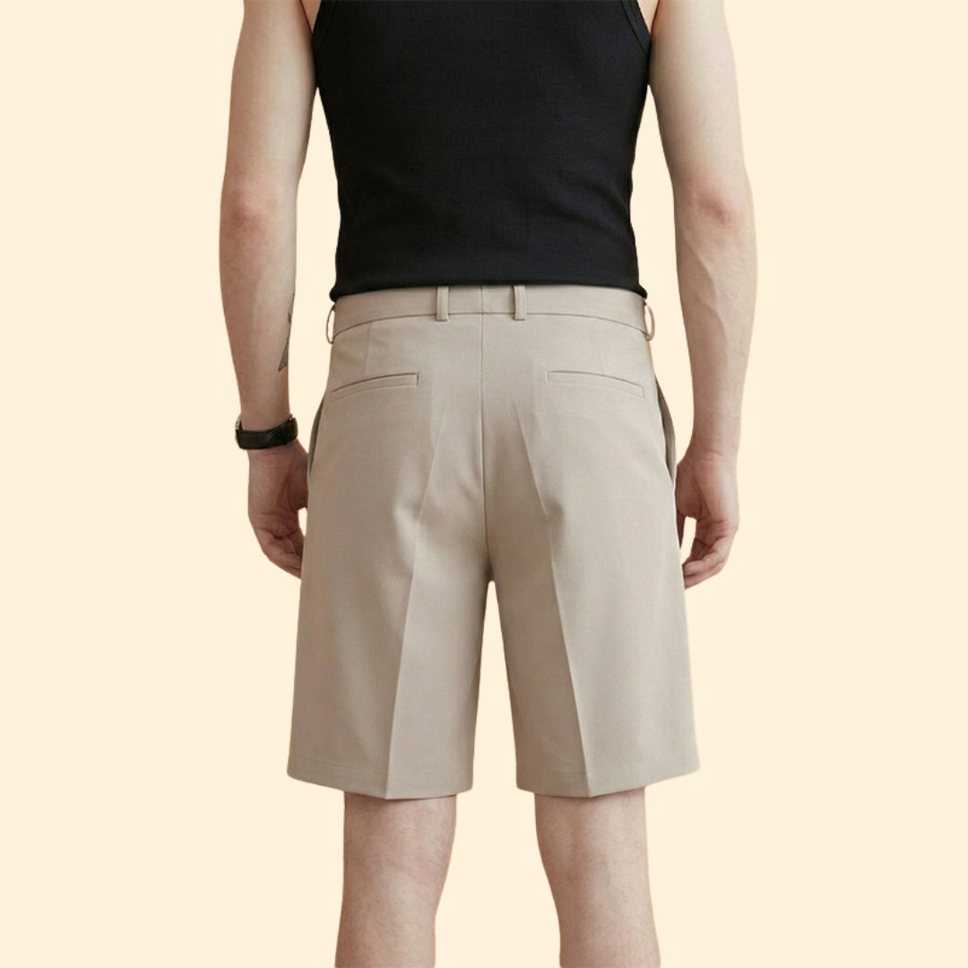 Men’s Tailored Pleated Shorts