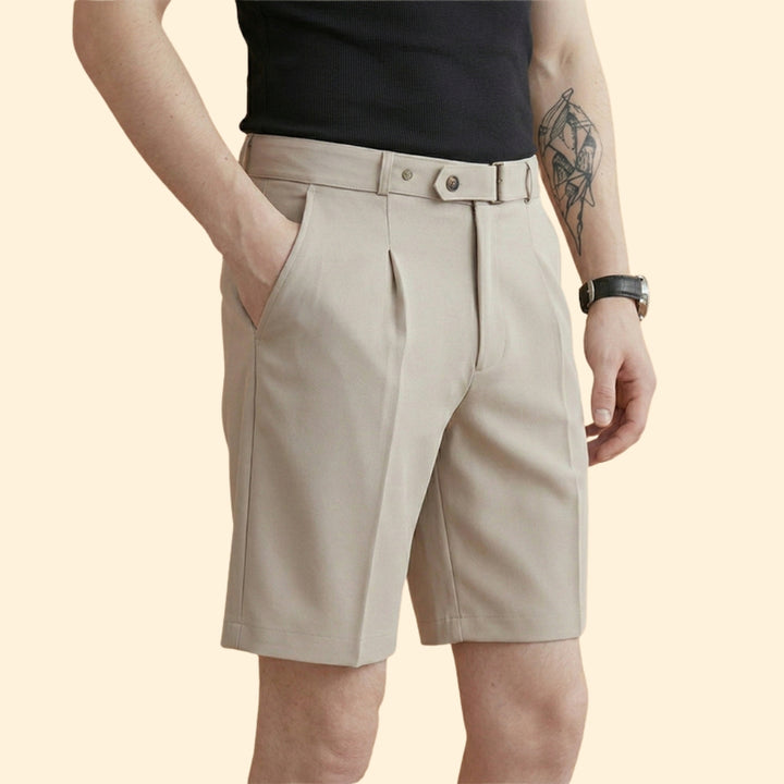 Men’s Tailored Pleated Shorts