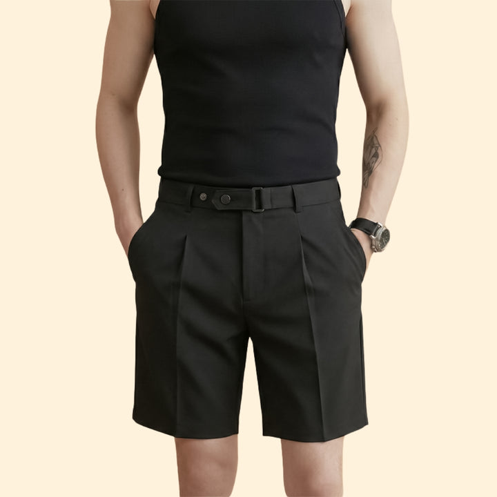 Men’s Tailored Pleated Shorts