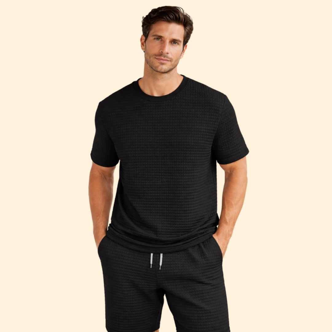 Men's Textured Knit T-Shirt