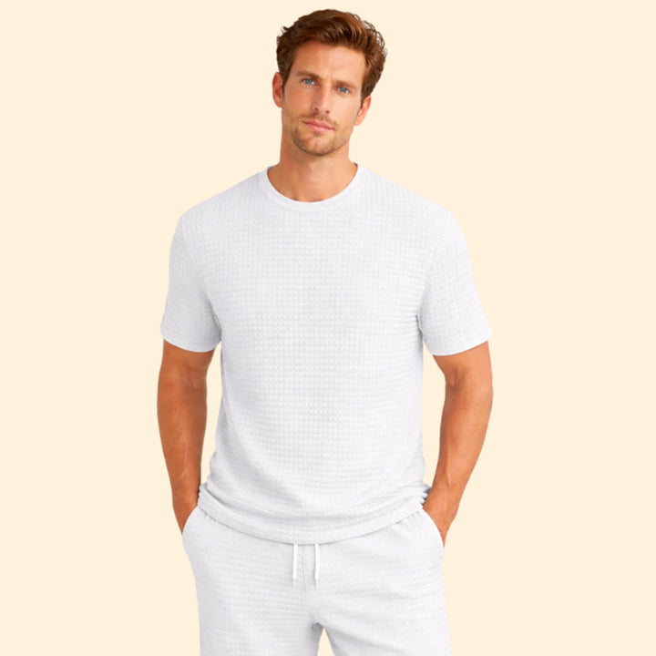Men's Textured Knit T-Shirt