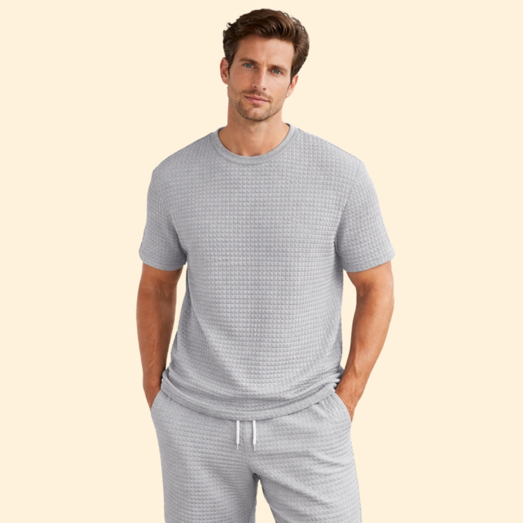 Men's Textured Knit T-Shirt