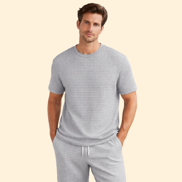 Men's Textured Knit T-Shirt