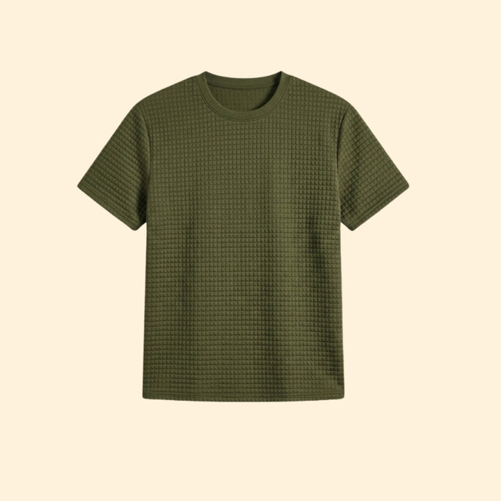 Men's Textured Knit T-Shirt