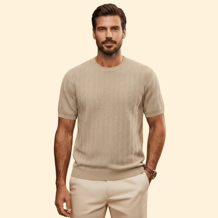 Men’s Textured Knit Top