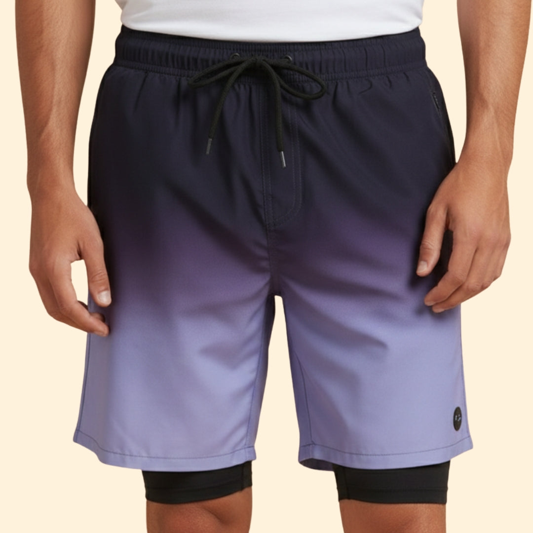 Men's Tropical Print Shorts