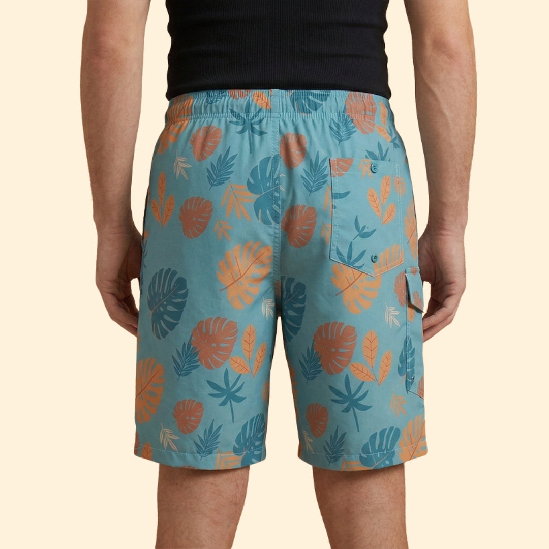 Men's Tropical Print Shorts