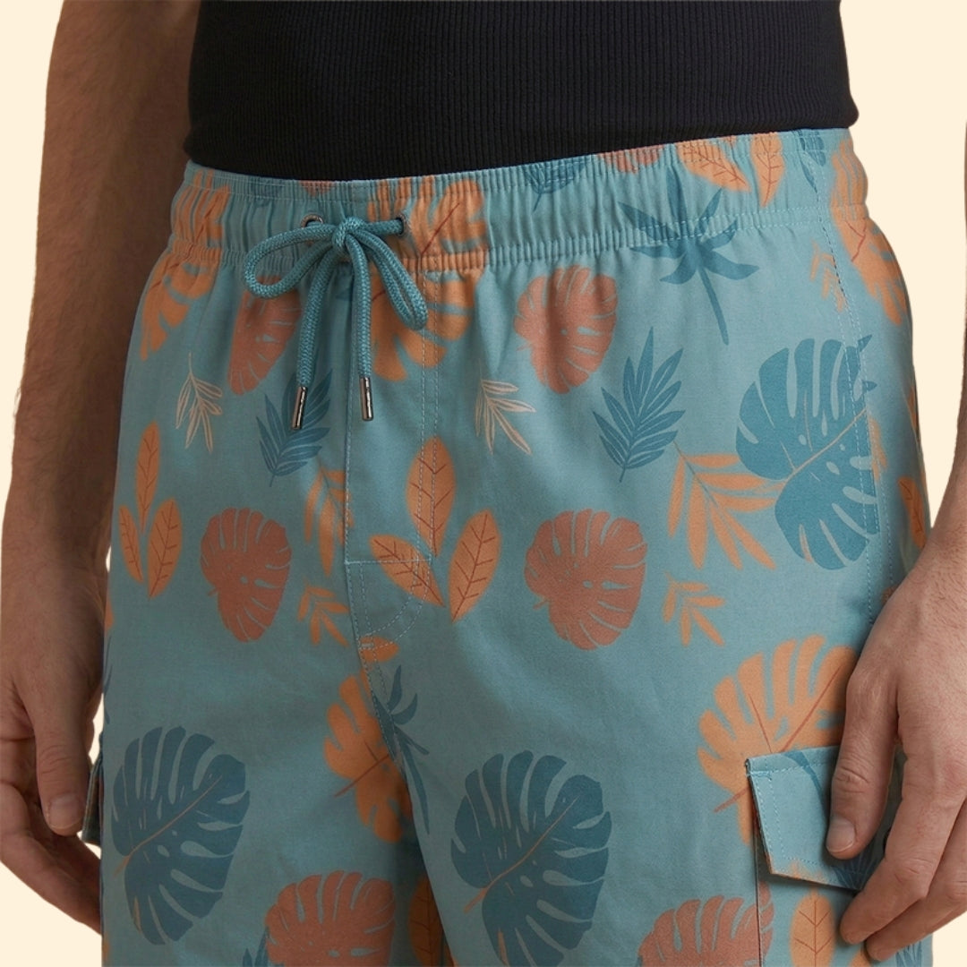 Men's Tropical Print Shorts