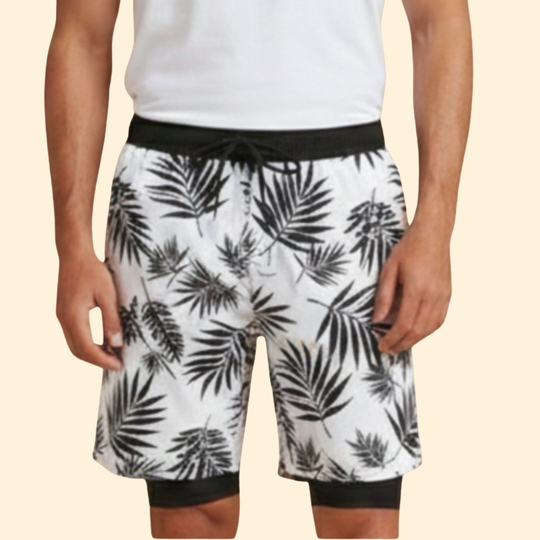 Men's Tropical Print Shorts