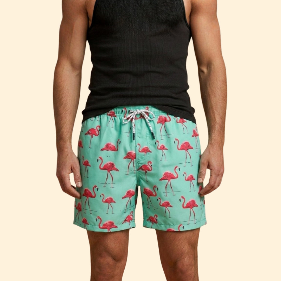 Men's Tropical Print Shorts